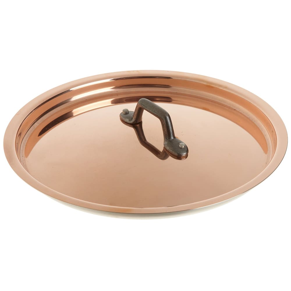 Matfer Bourgeat 365028 11" Stock Pot Cover, Copper
