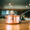 Matfer Bourgeat 365028 11" Stock Pot Cover, Copper thumbnail 6