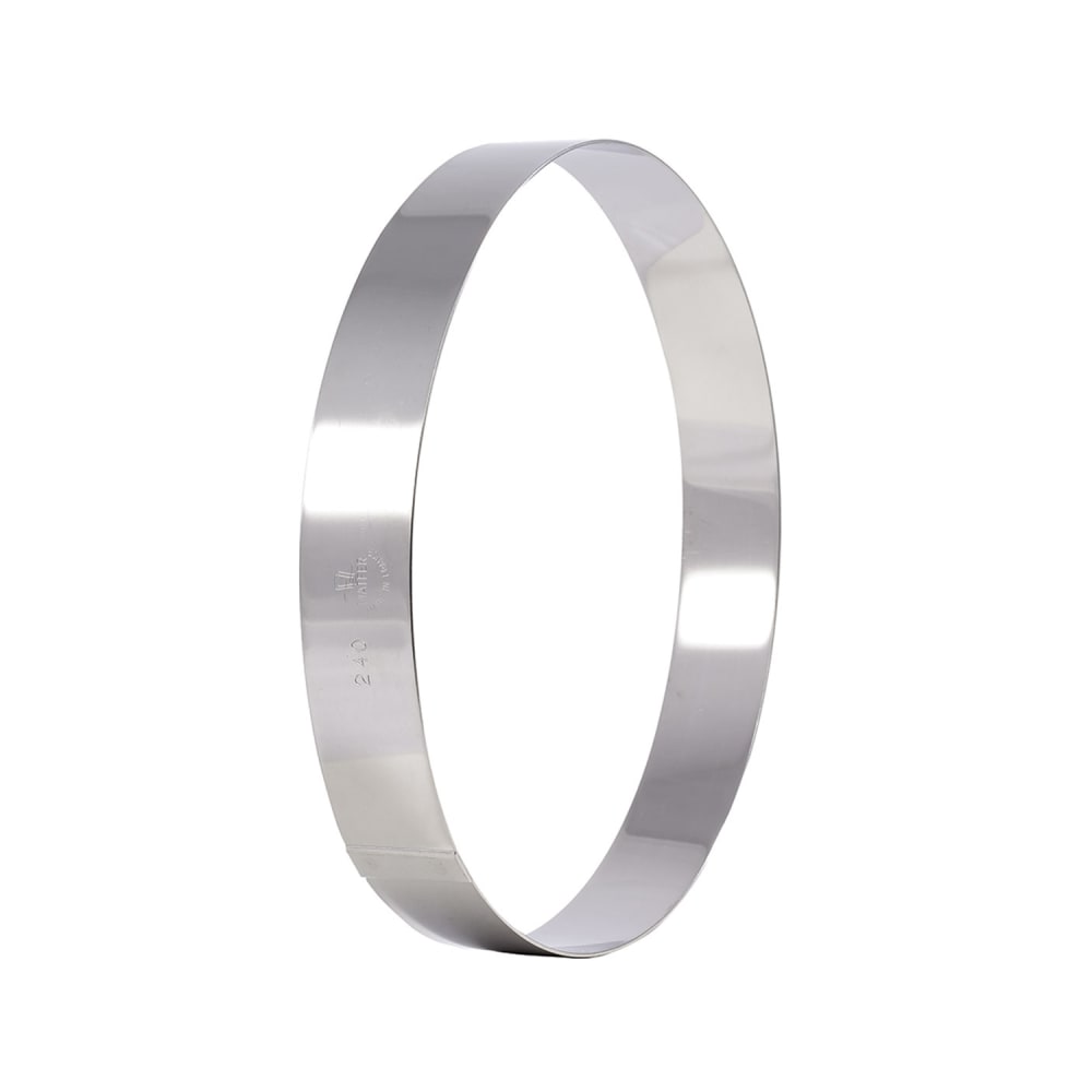 Matfer Bourgeat 371206 8" Entremets Ring, Stainless Steel