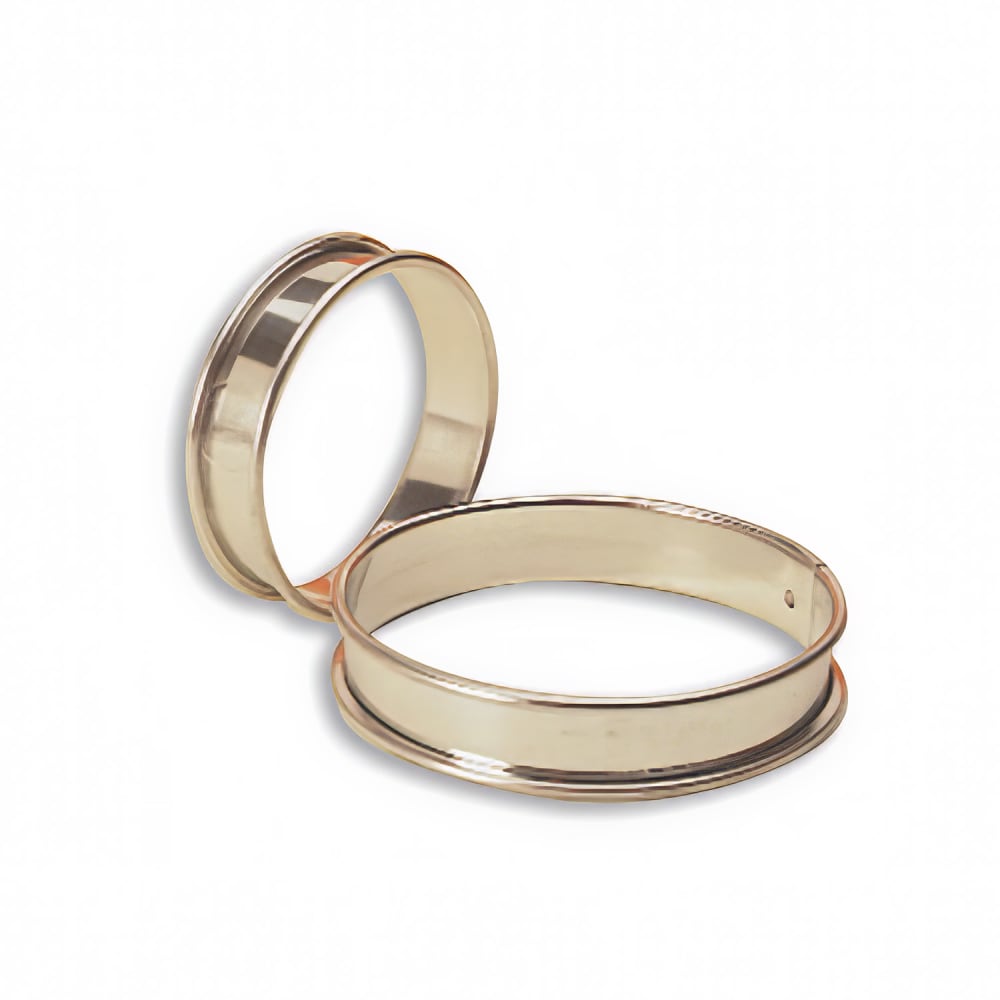 Matfer Bourgeat 371609 4 3/4" Round Tart Ring - Stainless Steel