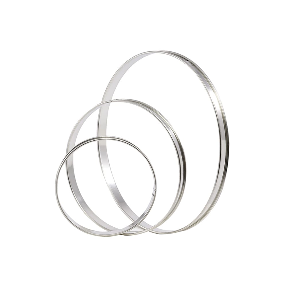 Matfer Bourgeat 371702 2 1/2" Round Tart Ring - Stainless Steel