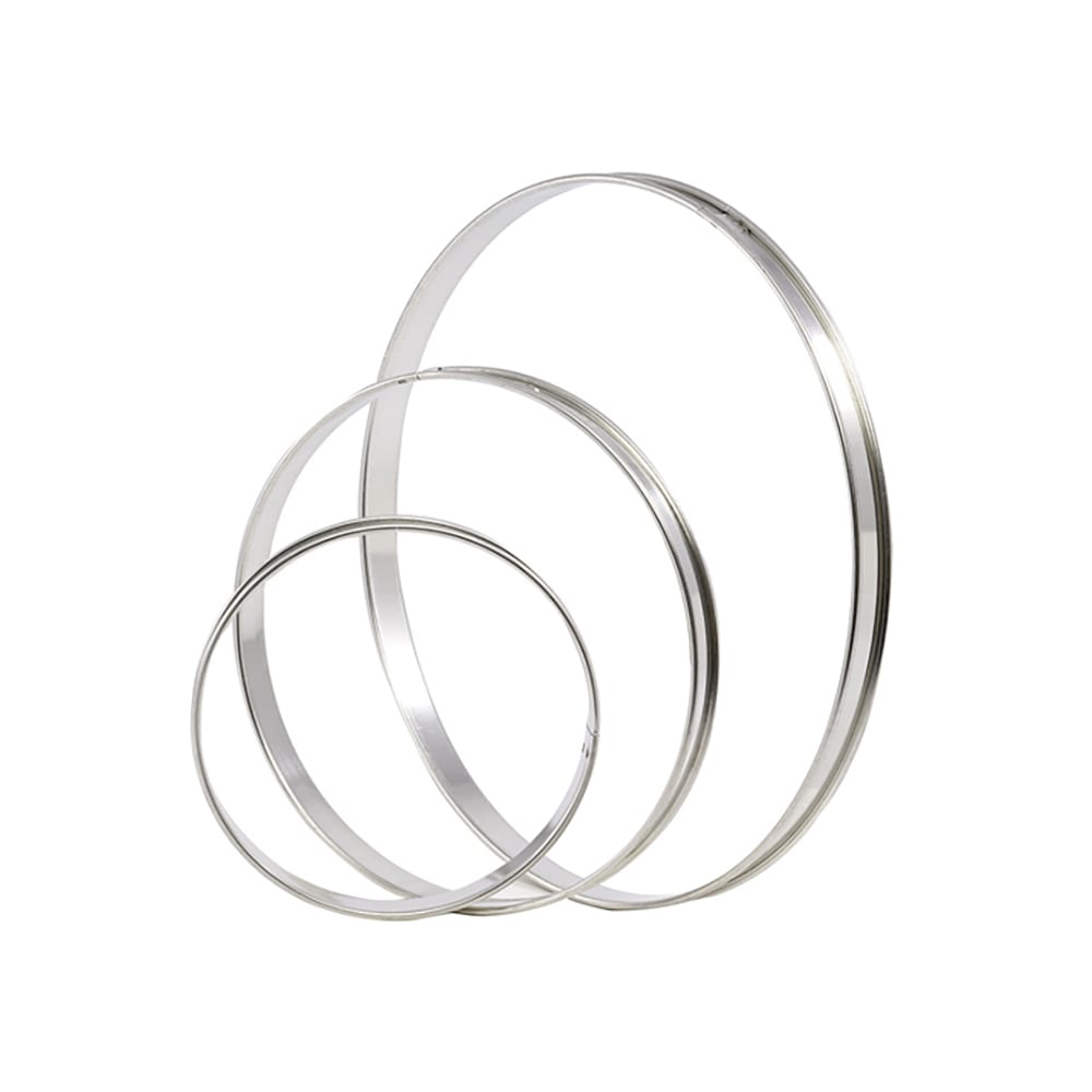 Matfer Bourgeat 371705 3 1/4" Round Tart Ring - Stainless Steel
