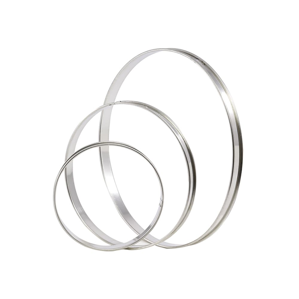 Matfer Bourgeat 371707 3 1/2" Round Tart Ring - Stainless Steel