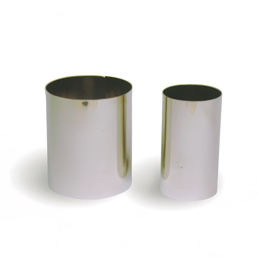 Matfer Bourgeat 376010 2" Round Mousse Ring, Stainless Steel