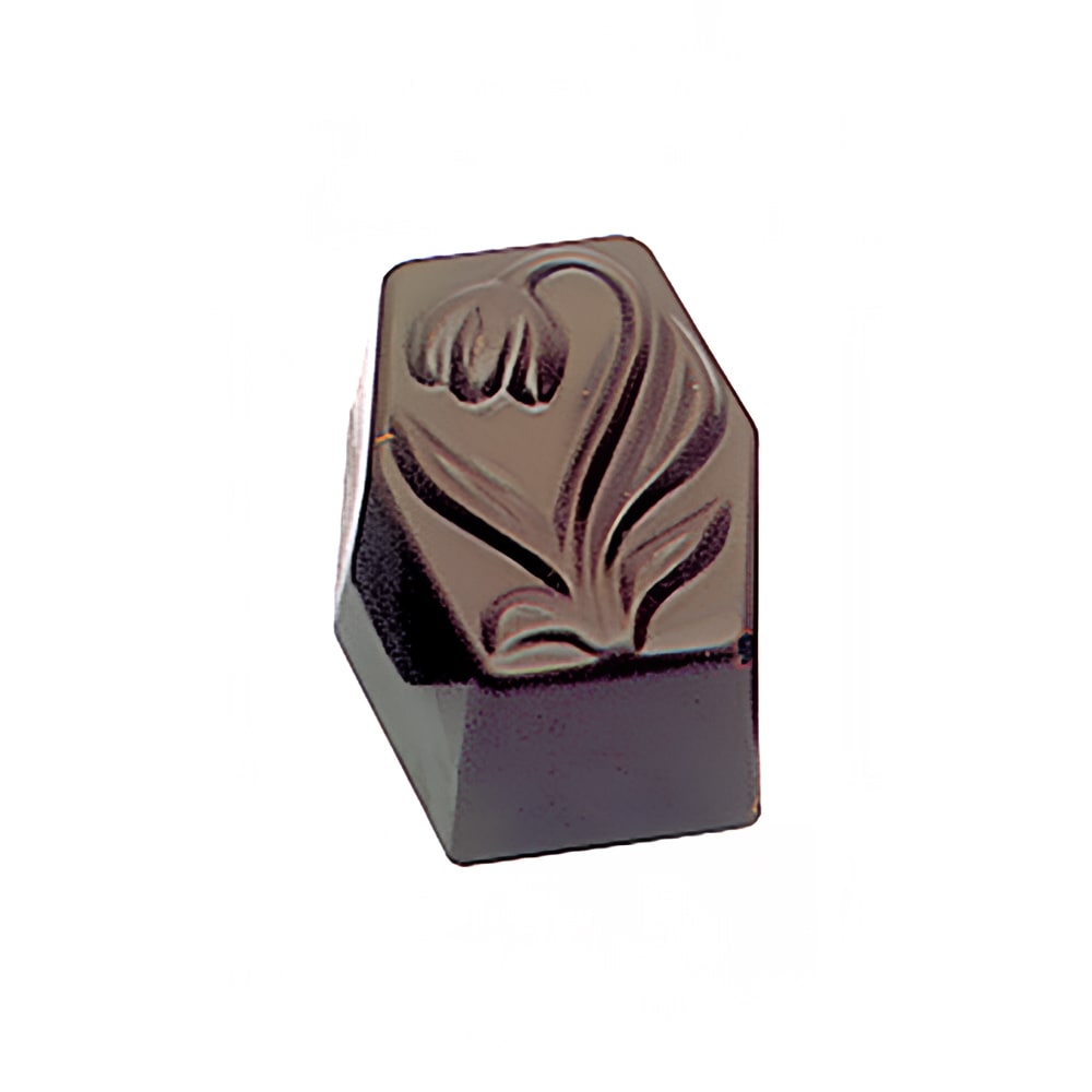 Matfer Bourgeat 380107 Tulip Chocolate Mold w/ 36 Sections - Polycarbonate, Transparent