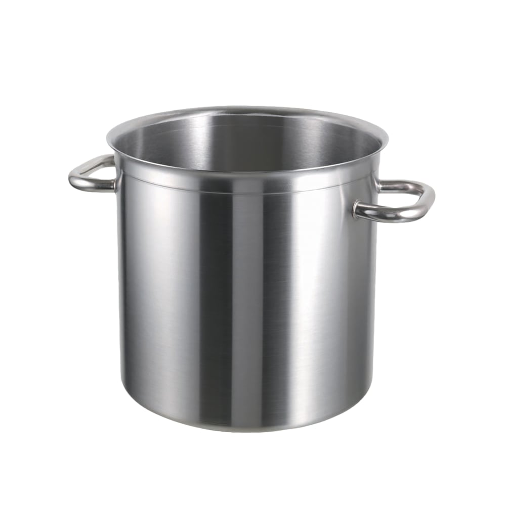 Matfer Bourgeat 694040 53 qt Stainless Steel Stock Pot - Induction Ready