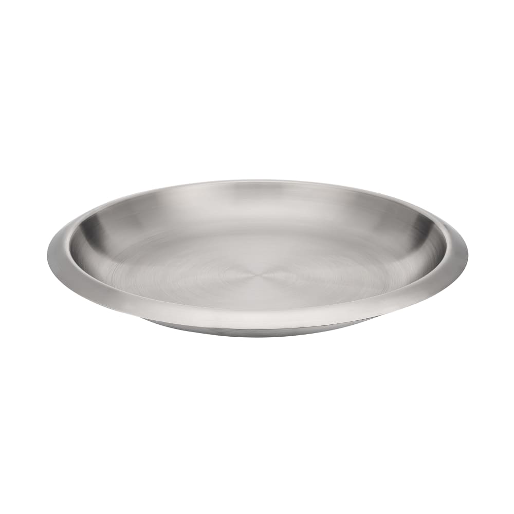 Matfer Bourgeat 713735 13 3/4" Round Seafood Tray - Stainless Steel