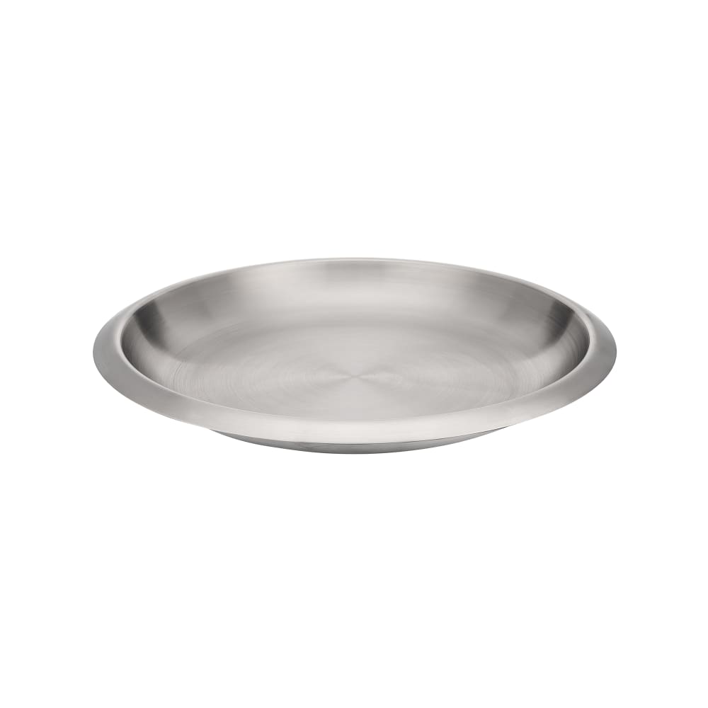 Matfer Bourgeat 713740 15 3/4" Round Seafood Tray - Stainless Steel