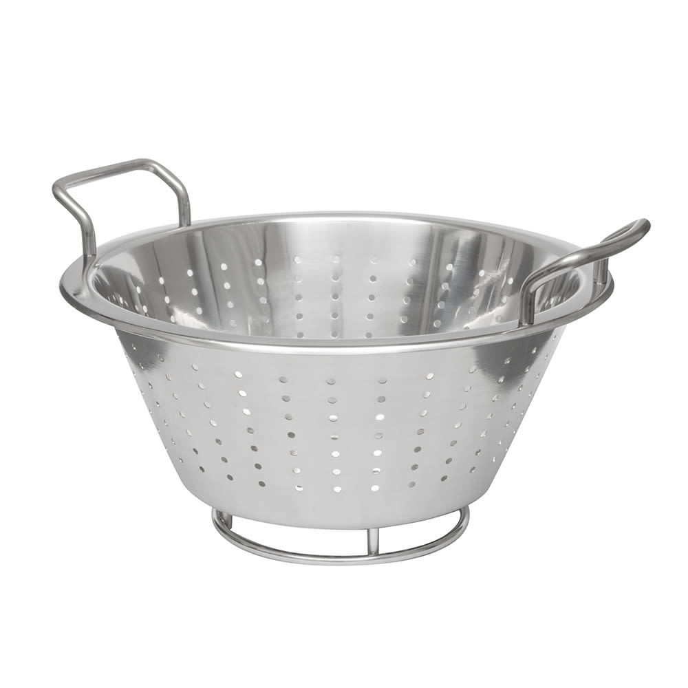 Matfer Bourgeat 713828 5 3/8 qt Colander w/ 11" Bowl Diameter, Stainless