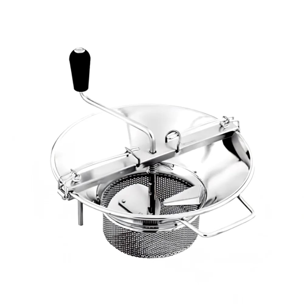 Louis Tellier 8 qt Food Mill w/ (1) Grid, Tin Plated (M530)