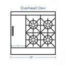 Southbend 4361A-1GL 36" 4 Burner Gas Range w/ Griddle & Convection Oven, Liquid Propane thumbnail 2