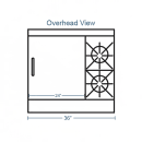 Southbend 4361A-2GL 36" 2 Burner Gas Range w/ Griddle & Convection Oven, Natural Gas thumbnail 2