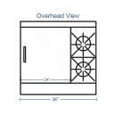 Southbend 4361D-2TL 36" 2 Burner Gas Range w/ Griddle & Standard Oven, Liquid Propane thumbnail 2