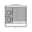 Southbend 4362A-2CR 36" 2 Burner Gas Range w/ Charbroiler & Convection Oven, Liquid Propane thumbnail 2