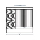 Southbend 4362A-2CR 36" 2 Burner Gas Range w/ Charbroiler & Convection Oven, Natural Gas thumbnail 2