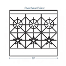 Southbend 4364A 36" 6 Burner Gas Range w/ Convection Oven, Natural Gas thumbnail 2