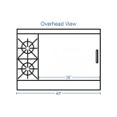 Southbend 4481EE-3GR 48" 2 Burner Gas Range w/ Griddle & (2) Space Saver Ovens, Natural Gas thumbnail 2