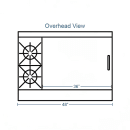 Southbend 4481EE-3TL 48" 2 Burner Gas Range w/ Griddle & (2) Space Saver Ovens, Natural Gas thumbnail 2