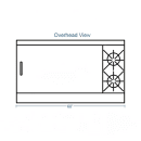 Southbend 4601AA-4GL 60" 2 Burner Gas Range w/ Griddle & (2) Convection Ovens, Natural Gas thumbnail 2