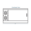 Southbend 4601AA-4GR 60" 2 Burner Gas Range w/ Griddle & (2) Convection Ovens, Natural Gas thumbnail 2