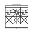 Southbend H4361A 36" 6 Burner Gas Range w/ Convection Oven, Liquid Propane thumbnail 2