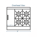 Southbend H4361D-1G 36" 4 Burner Gas Range w/ Griddle & Standard Oven, Liquid Propane thumbnail 2