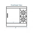 Southbend H4361D-2GL 36" 2 Burner Gas Range w/ Griddle & Standard Oven, Natural Gas thumbnail 2