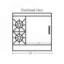 Southbend H4361D-2GR 36" 2 Burner Gas Range w/ Griddle & Standard Oven, Natural Gas thumbnail 2
