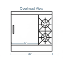Southbend H4361D-2TL 36" 2 Burner Gas Range w/ Griddle & Standard Oven, Liquid Propane thumbnail 2