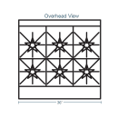 Southbend H4363D 36" 6 Burner Gas Range w/ Standard Oven, Liquid Propane thumbnail 2