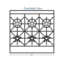 Southbend H4364A 36" 6 Burner Gas Range w/ Convection Oven, Natural Gas thumbnail 2