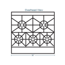 Southbend H4365A 36" 5 Burner Gas Range w/ Convection Oven, Liquid Propane thumbnail 2