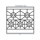 Southbend H4365D 36" 5 Burner Gas Range w/ Standard Oven, Liquid Propane thumbnail 2