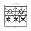 Southbend H4366A 36" 5 Burner Gas Range w/ Convection Oven, Natural Gas thumbnail 2