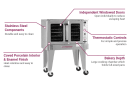 Southbend PCE11B/SI-V Platinum Ventless Bakery Depth Single Full Size Convection Oven - 11kW, 240v/3ph thumbnail 2