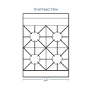 Southbend S24E 24" 4 Burner Gas Range w/ Space Saver Oven, Natural Gas thumbnail 2