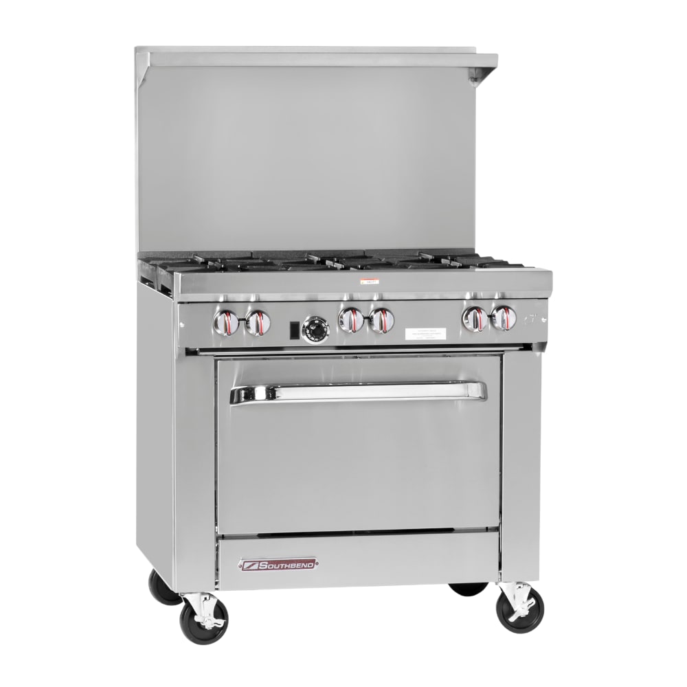 Southbend S36D-1GL 36" 4 Burner Gas Range w/ Griddle & Standard Oven, Natural Gas