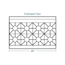 Southbend S48EE 48" 8 Burner Gas Range w/ Space Saver Oven, Liquid Propane thumbnail 2