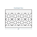 Southbend S48EE 48" 8 Burner Gas Range w/ Space Saver Oven, Natural Gas thumbnail 2