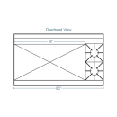 Southbend S60AA-4GL 60" 2 Burner Gas Range w/ Griddle & (2) Convection Ovens, Liquid Propane thumbnail 2