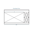 Southbend S60AC-4TL 60" 2 Burner Gas Range w/ Griddle, Convection Oven & Storage Base, Liquid Propane thumbnail 2