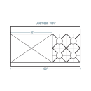 Southbend S60DD-3GL 60" 4 Burner Gas Range w/ Griddle & (2) Standard Ovens, Natural Gas thumbnail 2