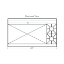Southbend S60DD-4GL 60" 2 Burner Gas Range w/ Griddle & (2) Standard Ovens, Liquid Propane thumbnail 2