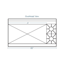 Southbend S60DD-4GL 60" 2 Burner Gas Range w/ Griddle & (2) Standard Ovens, Natural Gas thumbnail 2