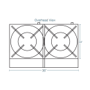 Southbend SPR-2J 2 Burner Stock Pot Range, Liquid Propane thumbnail 2