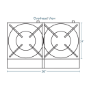 Southbend SPR-2J 2 Burner Stock Pot Range, Natural Gas thumbnail 2
