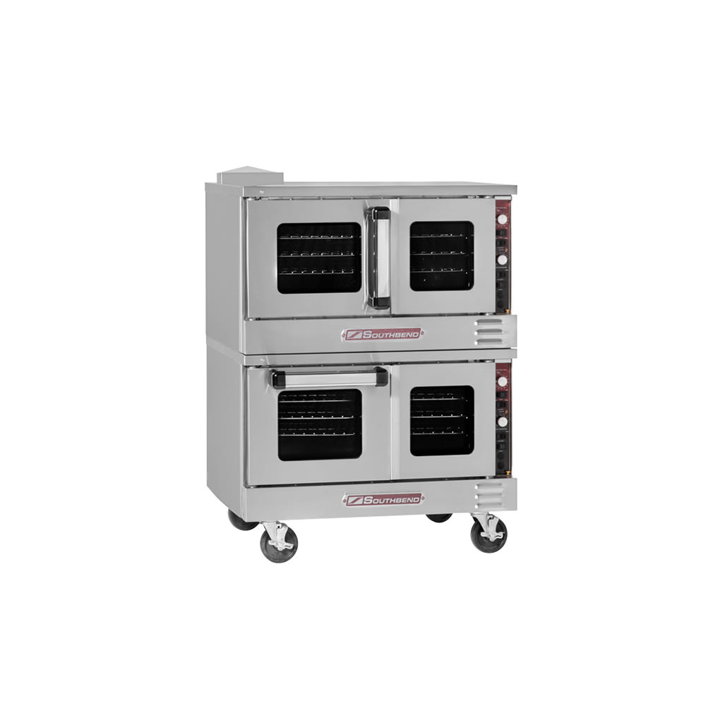 Southbend TVGS/22SC TruVection Double Full Size Natural Gas Convection Oven - 52,000 BTU