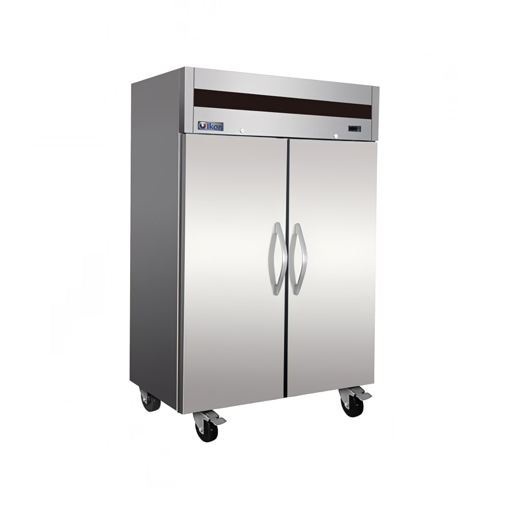 IKON IT56F 53 9/10" Two Section Reach In Freezer, (2) Left/Right Hinge Solid Doors, 115v
