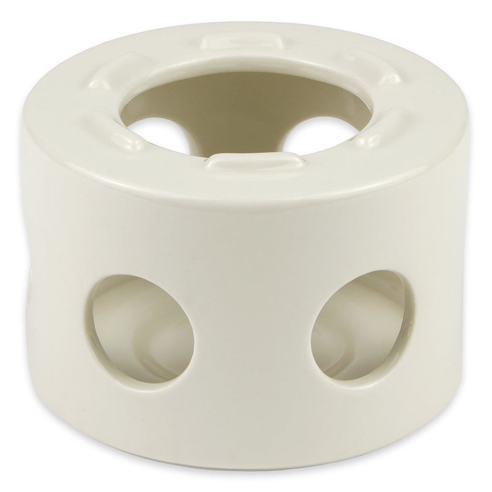 Hall China 4" Round Butter Warmer Stand Only, White (HL11430AWHA)