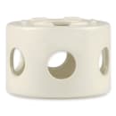 Hall China 4" Round Butter Warmer Stand Only, White (HL11430AWHA) thumbnail 2